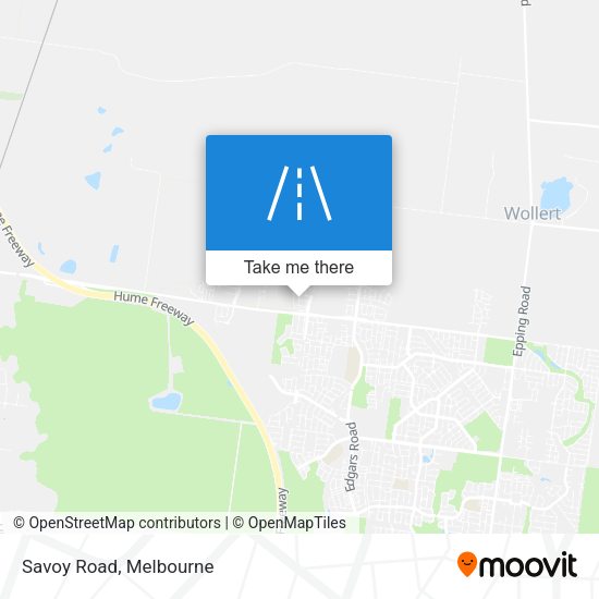 Savoy Road map
