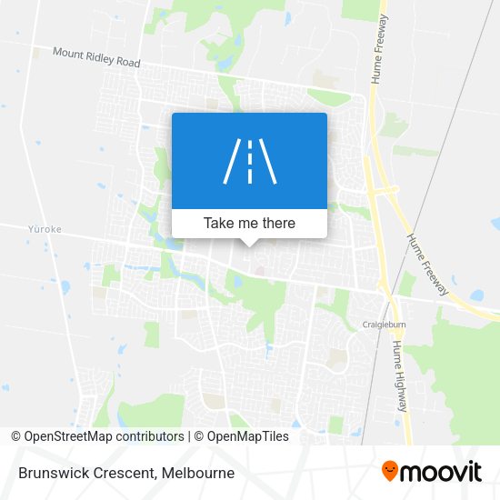 Brunswick Crescent map