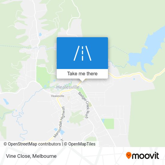 Vine Close map