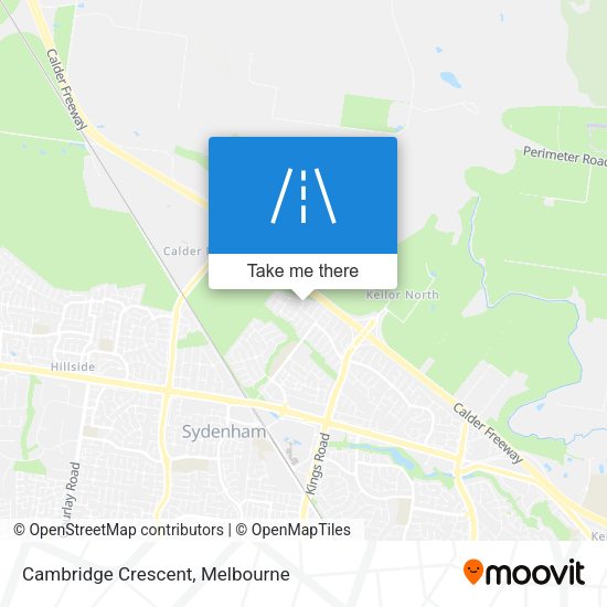 Cambridge Crescent map