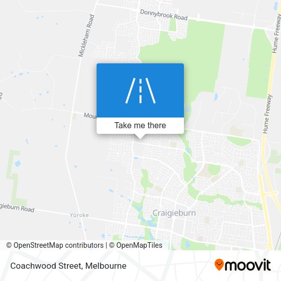 Coachwood Street map