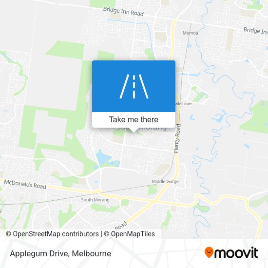 Applegum Drive map