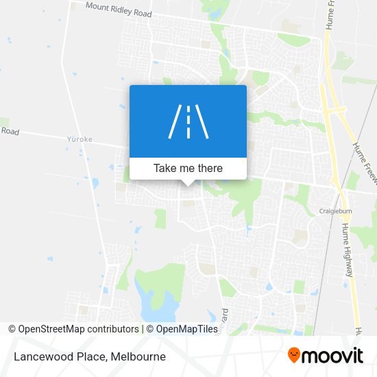 Lancewood Place map