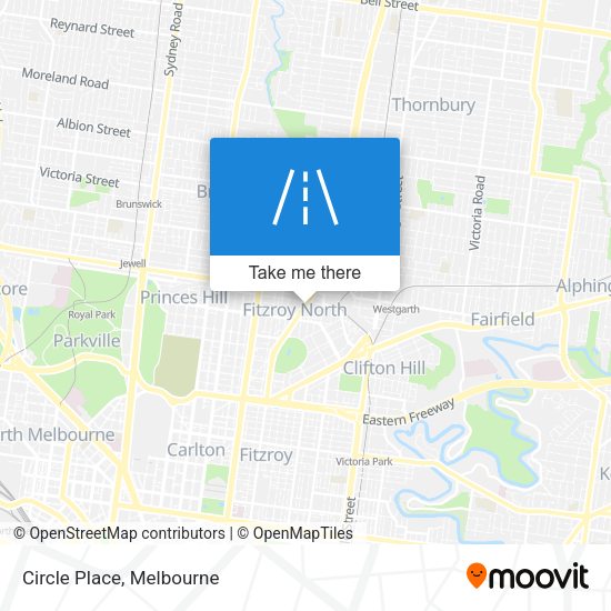 Circle Place map