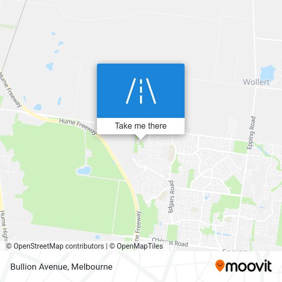 Bullion Avenue map