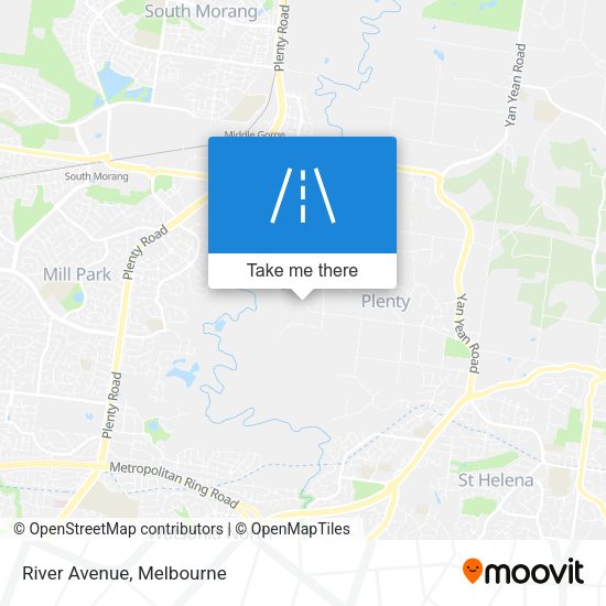 River Avenue map