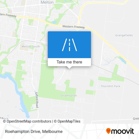 Roehampton Drive map