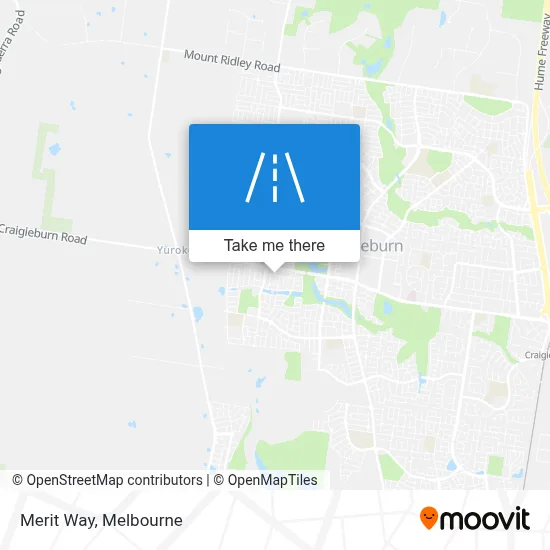 Mapa Merit Way