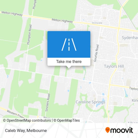 Caleb Way map