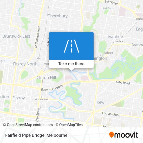 Fairfield Pipe Bridge map