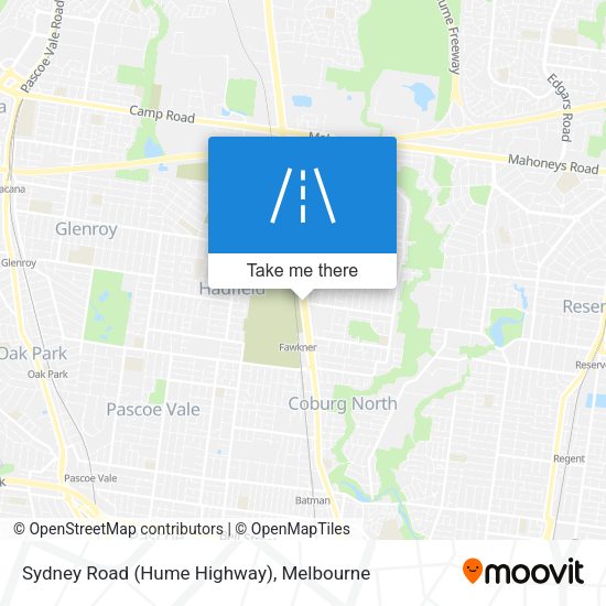 Sydney Road (Hume Highway) map