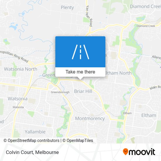 Colvin Court map