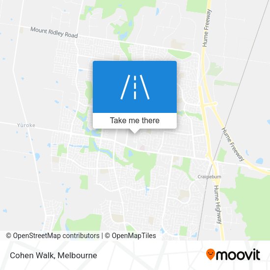 Cohen Walk map