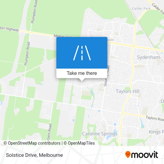 Solstice Drive map