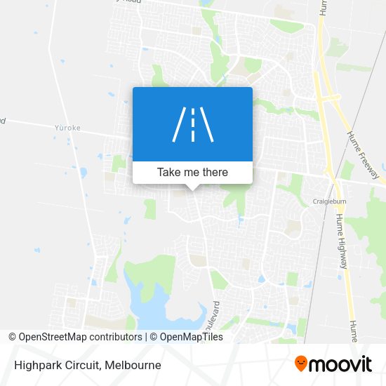 Highpark Circuit map