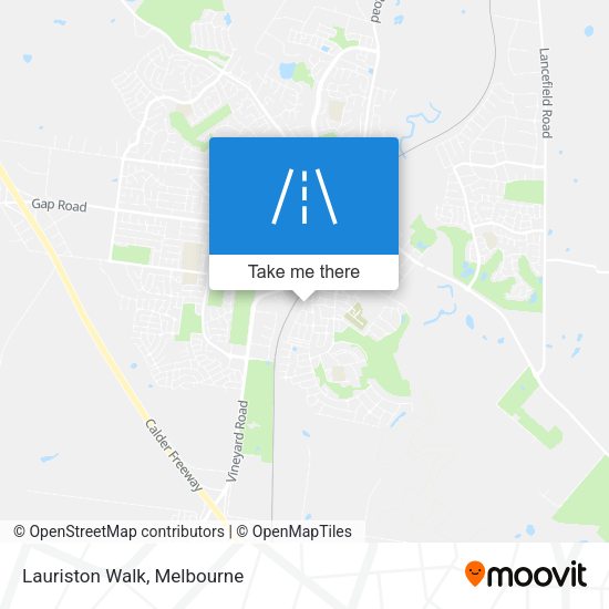 Lauriston Walk map