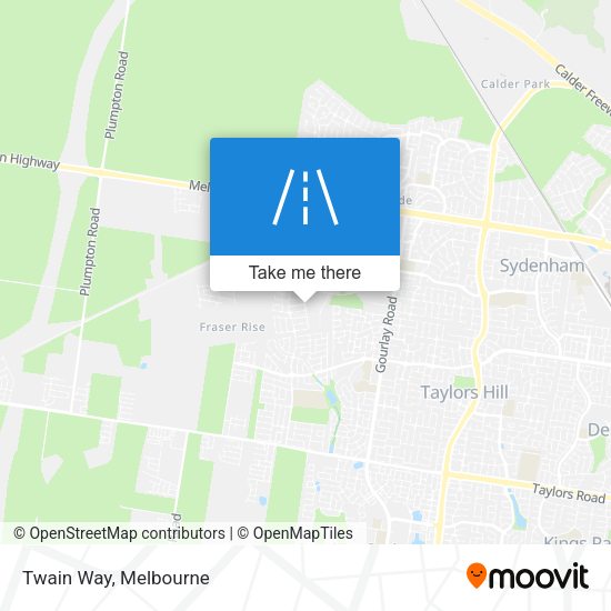 Twain Way map
