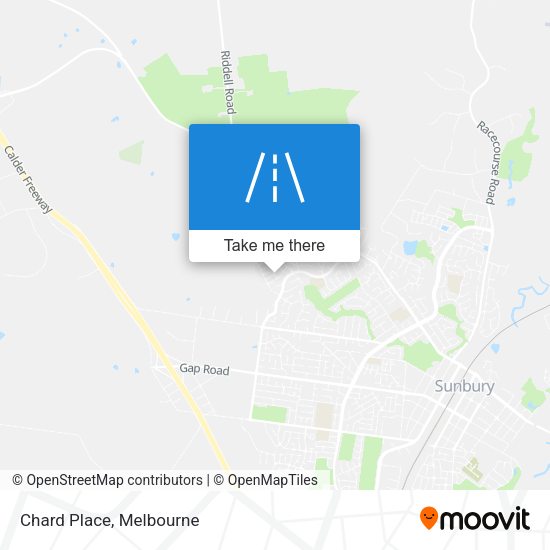 Chard Place map