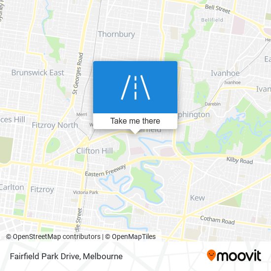 Fairfield Park Drive map