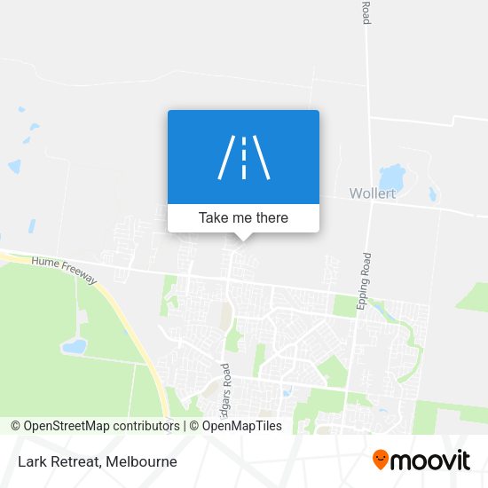 Lark Retreat map