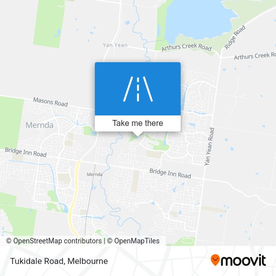 Tukidale Road map