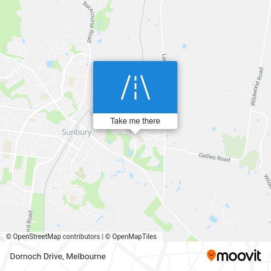 Dornoch Drive map