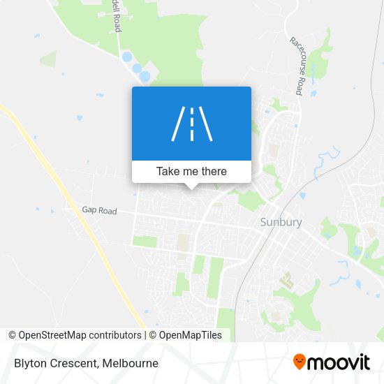 Blyton Crescent map