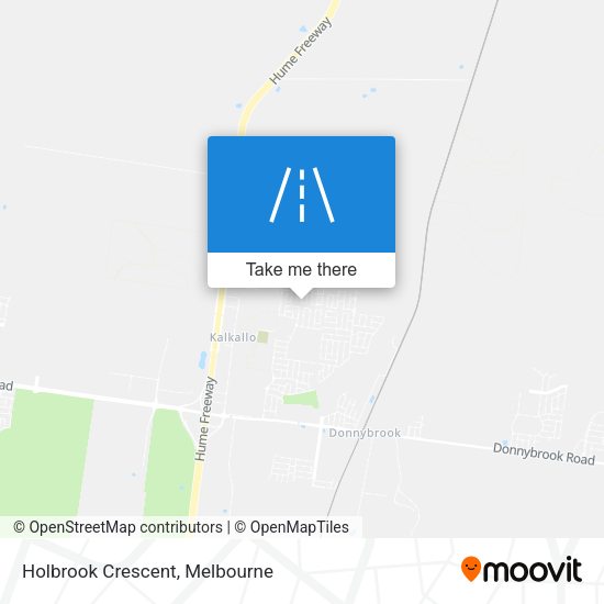 Holbrook Crescent map