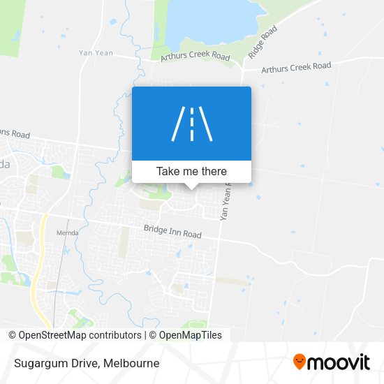Sugargum Drive map
