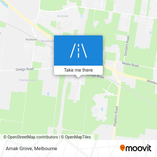 Amak Grove map