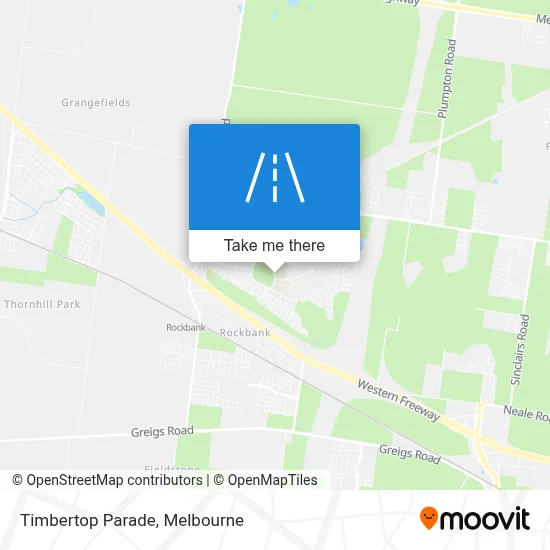 Mapa Timbertop Parade