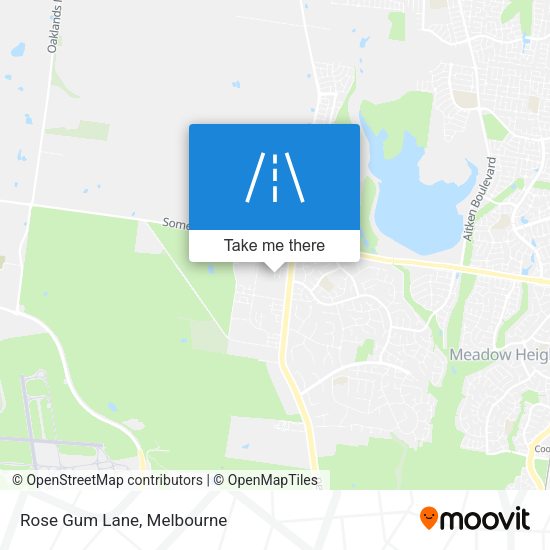 Rose Gum Lane map