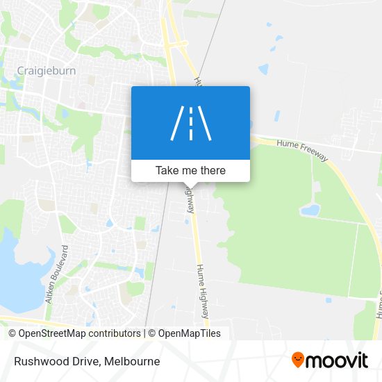 Rushwood Drive map