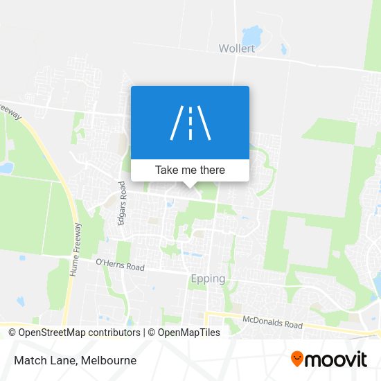 Match Lane map