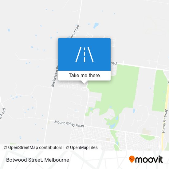 Botwood Street map