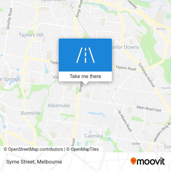 Syme Street map