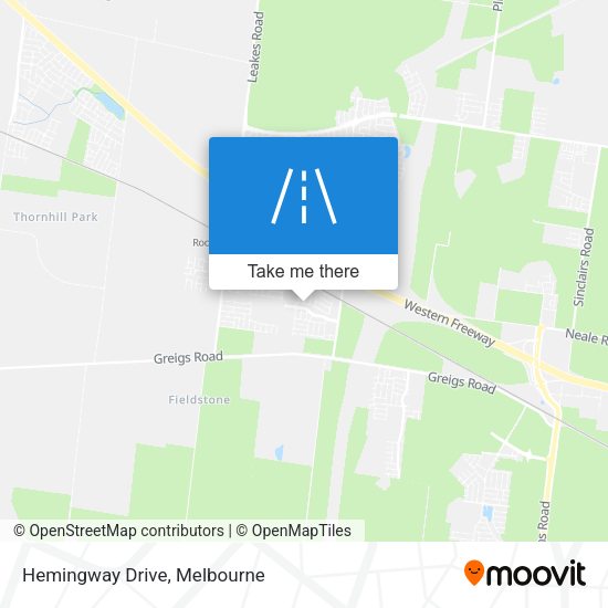 Hemingway Drive map