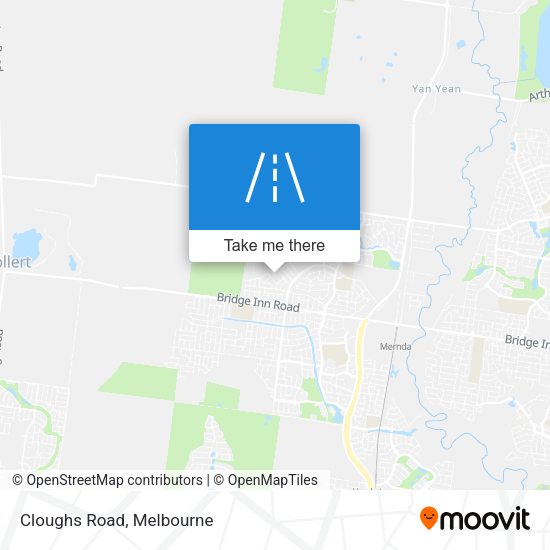 Cloughs Road map