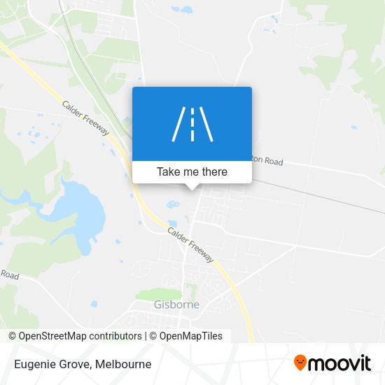 Eugenie Grove map