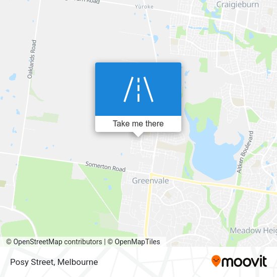 Posy Street map