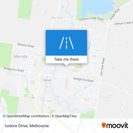 Isidore Drive map