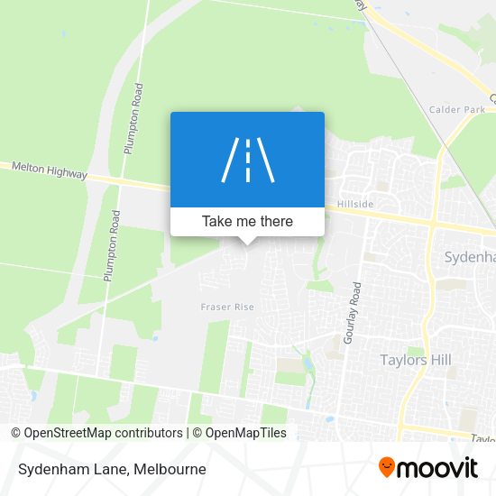 Sydenham Lane map