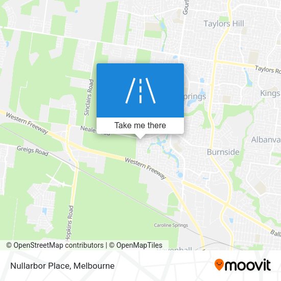 Nullarbor Place map