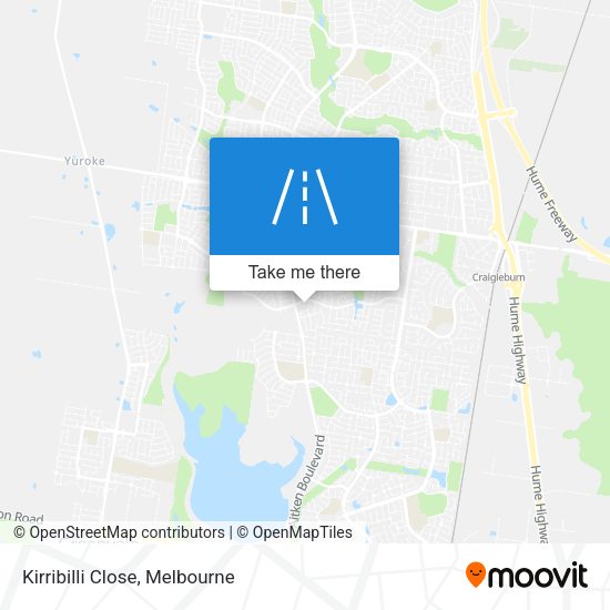 Kirribilli Close map