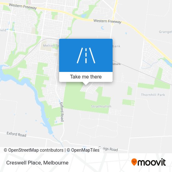 Creswell Place map