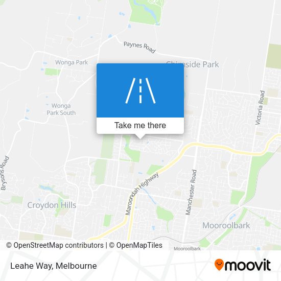 Leahe Way map