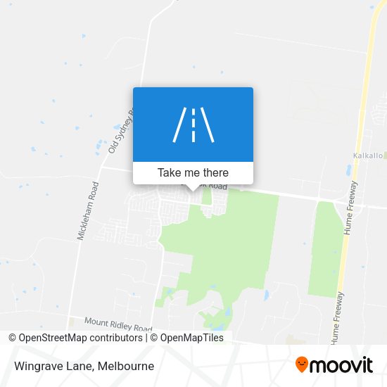 Wingrave Lane map