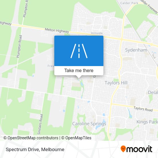 Spectrum Drive map