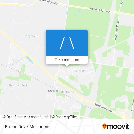Bullion Drive map