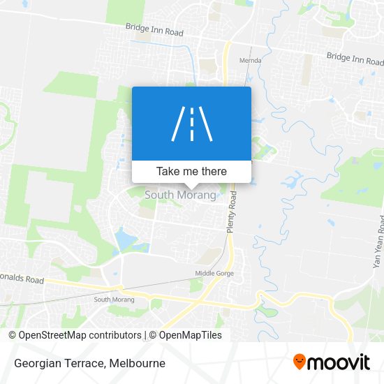 Georgian Terrace map